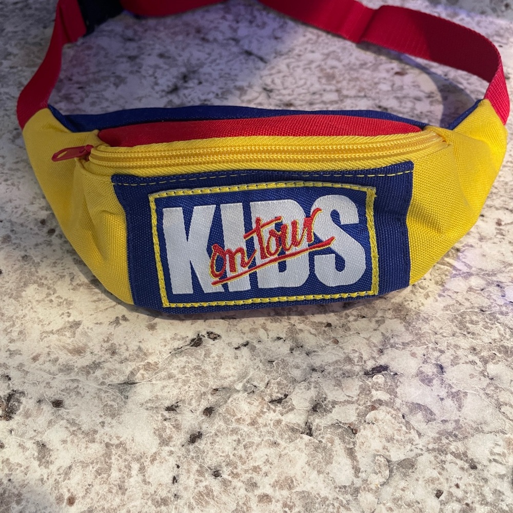 Yellow and Blue Fanny Pack